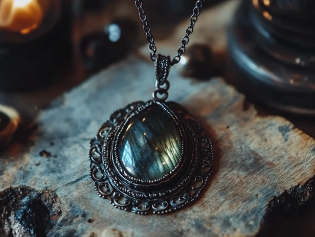 Pendentif en labradorite