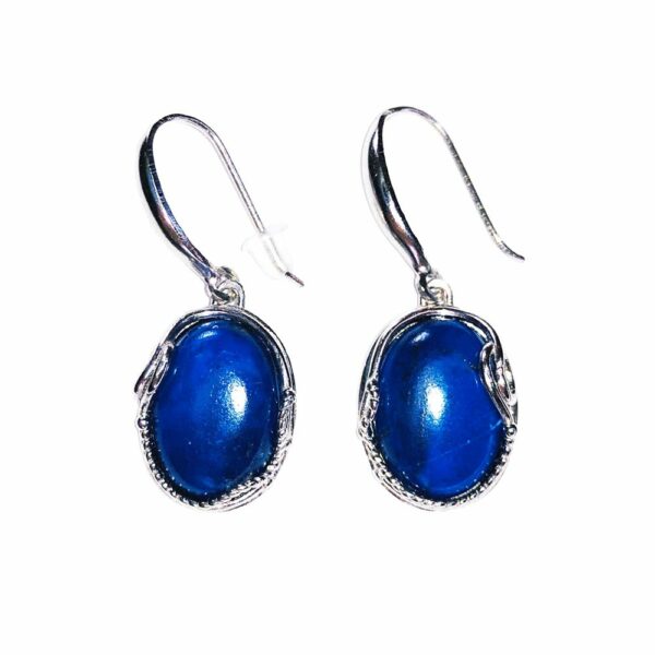 Boucles d’Oreilles Lapis-lazuli “Capucine” – Argent 925