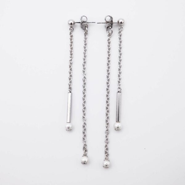 Boucles d’Oreilles en Perles de Majorque – 4 x 55 mm – Image 6