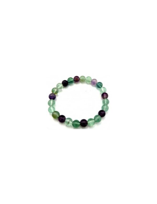 Bracelet perles Fluorite 8 mm