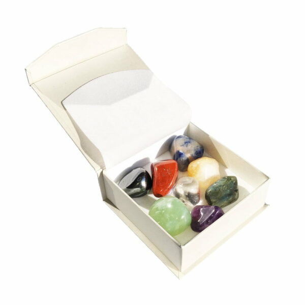 Coffret pierres roulées 7 Chakras
