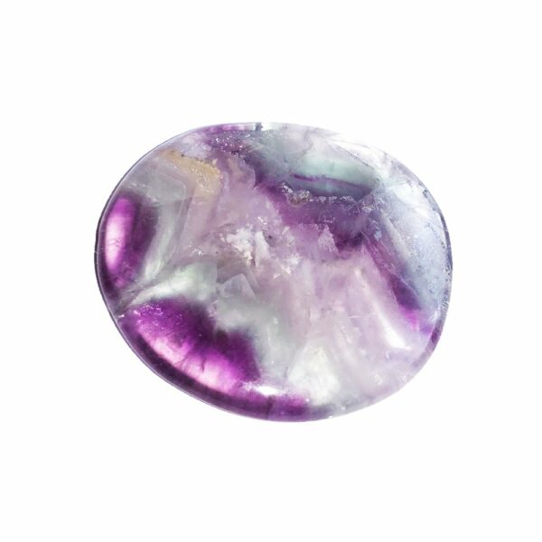 Galet Fluorite multicolore