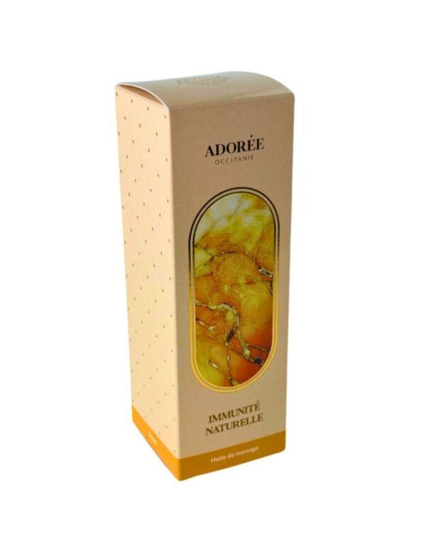 Immunité Naturelle - Huile de massage artisanale Adorée - 150 mL – Image 3