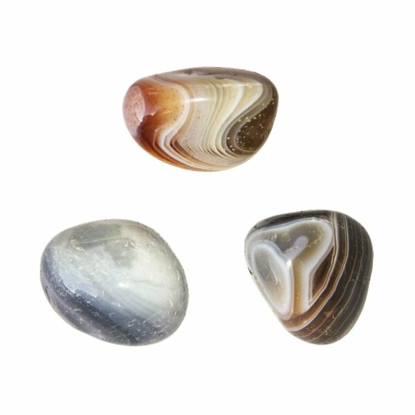 Pierre roulée Agate du Botswana – Image 2