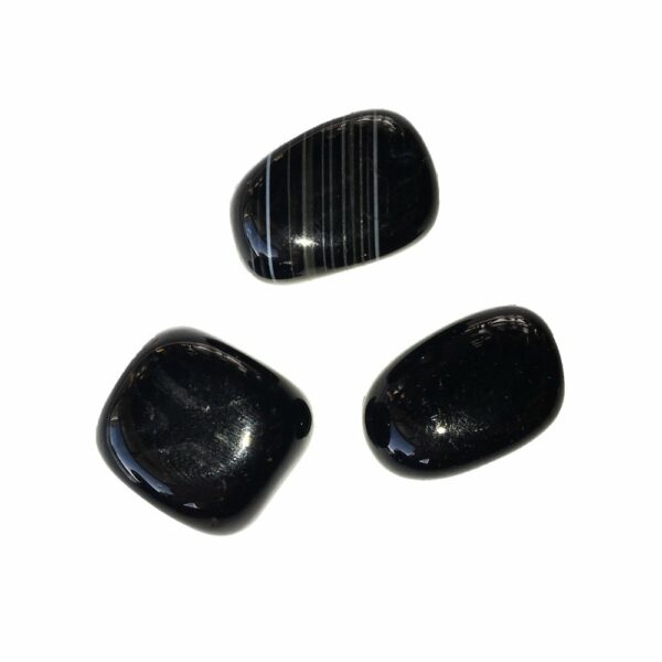 Pierre roulée Agate noire – Image 2