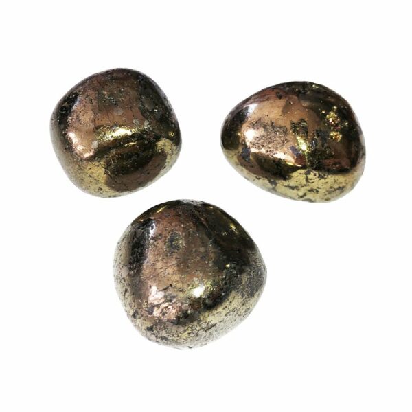 Pierre roulée Chalcopyrite
