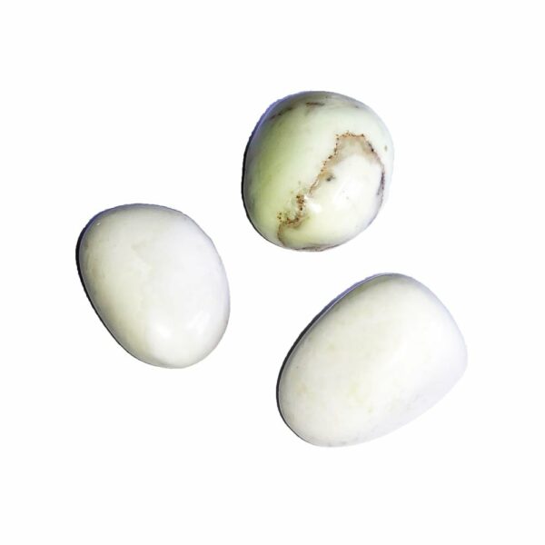 Pierre roulée Chrysoprase citron