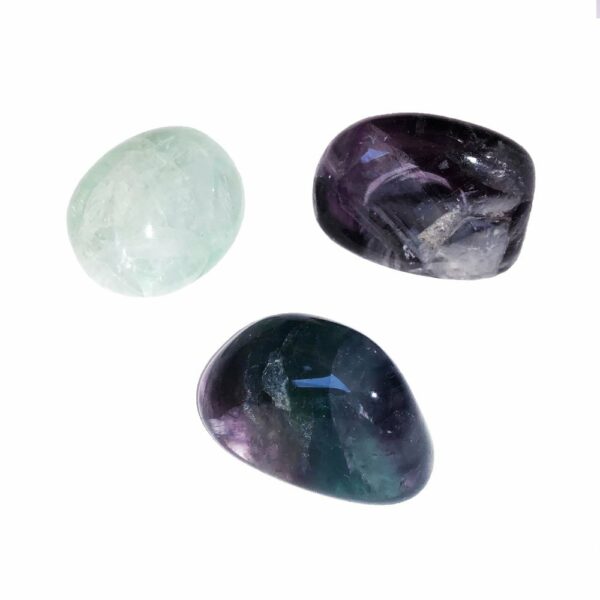 Pierre roulée Fluorite multicolore