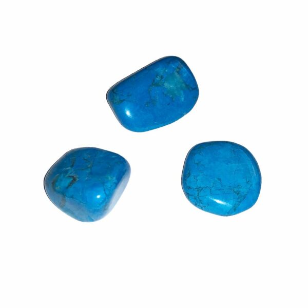 Pierres roulées Howlite bleue – 250grs – Image 2