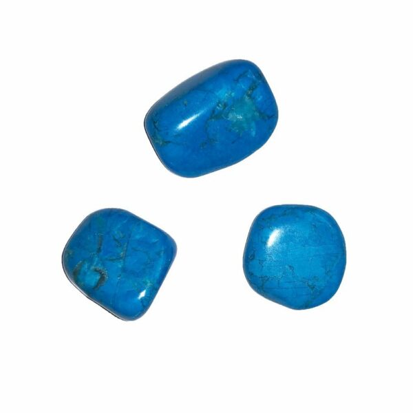 Pierre roulée Howlite bleue – Image 2