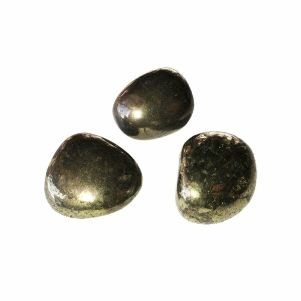 Pierre roulée Pyrite de fer