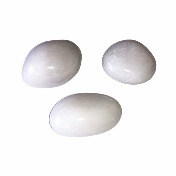 Pierre roulée Quartz neige