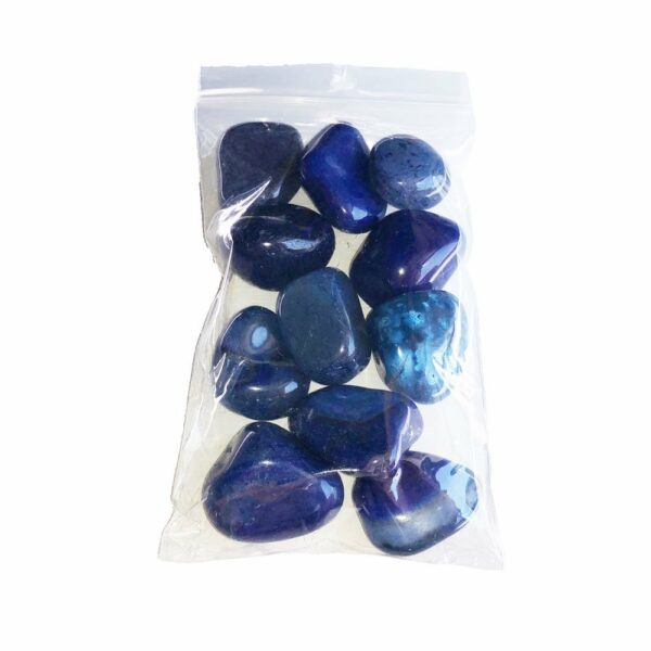Pierres roulées Agate bleue – 250grs