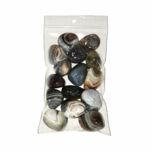 Pierres roulées Agate du Botswana – 250grs