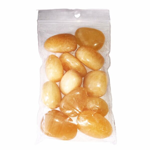 Pierres roulées Calcite orange – 250grs