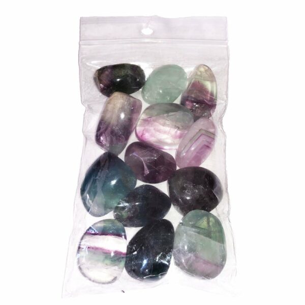 Pierres roulées Fluorite multicolore – 250grs