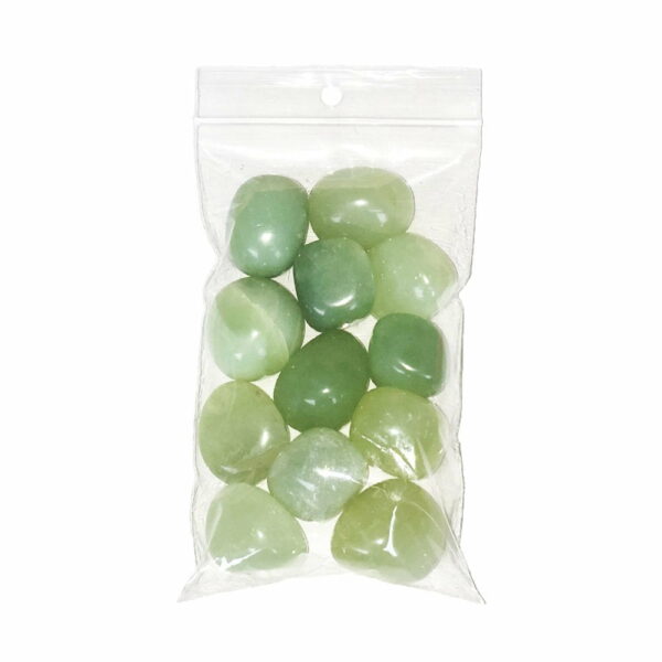 Pierres roulées Jade vert – 250grs