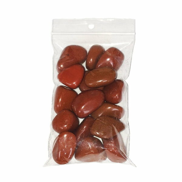 Pierres roulées Jaspe rouge – 250grs