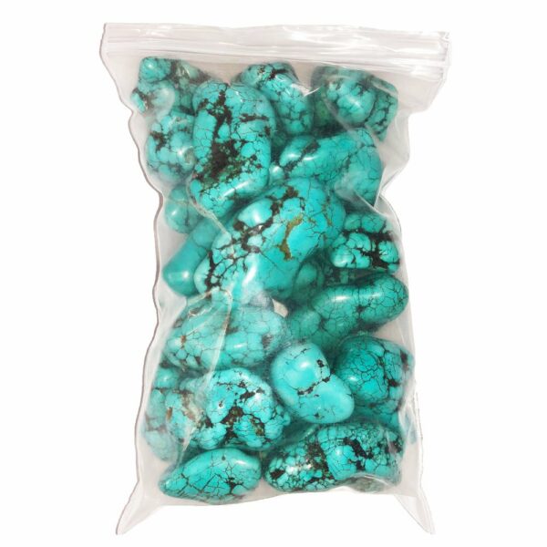 Pierres roulées Turquoise stabilisée – 500grs