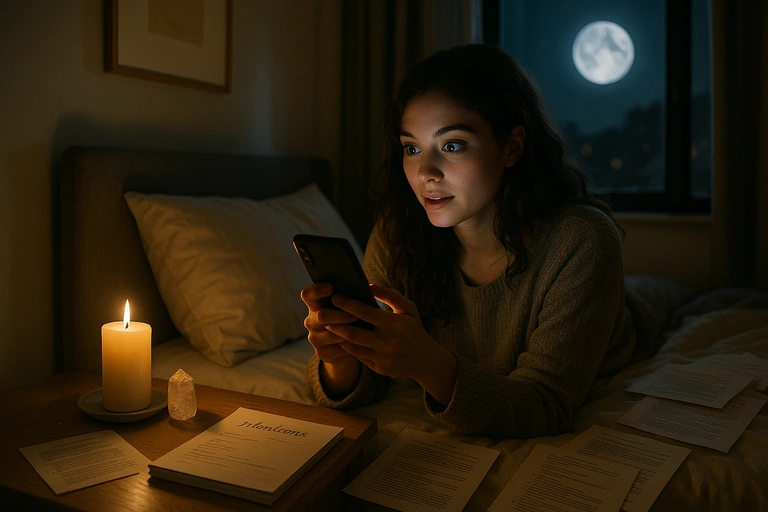 La magie lunaire 2.0 : quand l'ésotérisme rencontre les réseaux sociaux