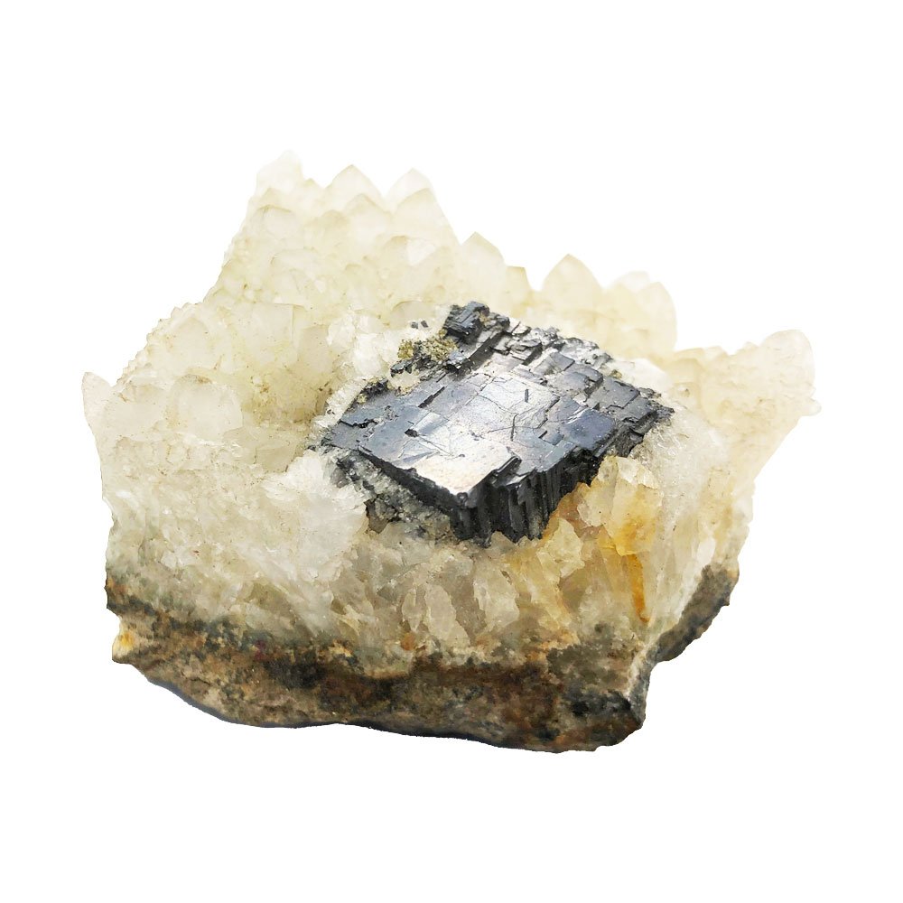 Galène sur Quartz de Tunisie – MCGAQZ01