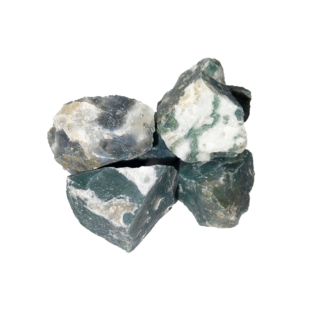 Pierres brutes Agate Mousse – 500grs