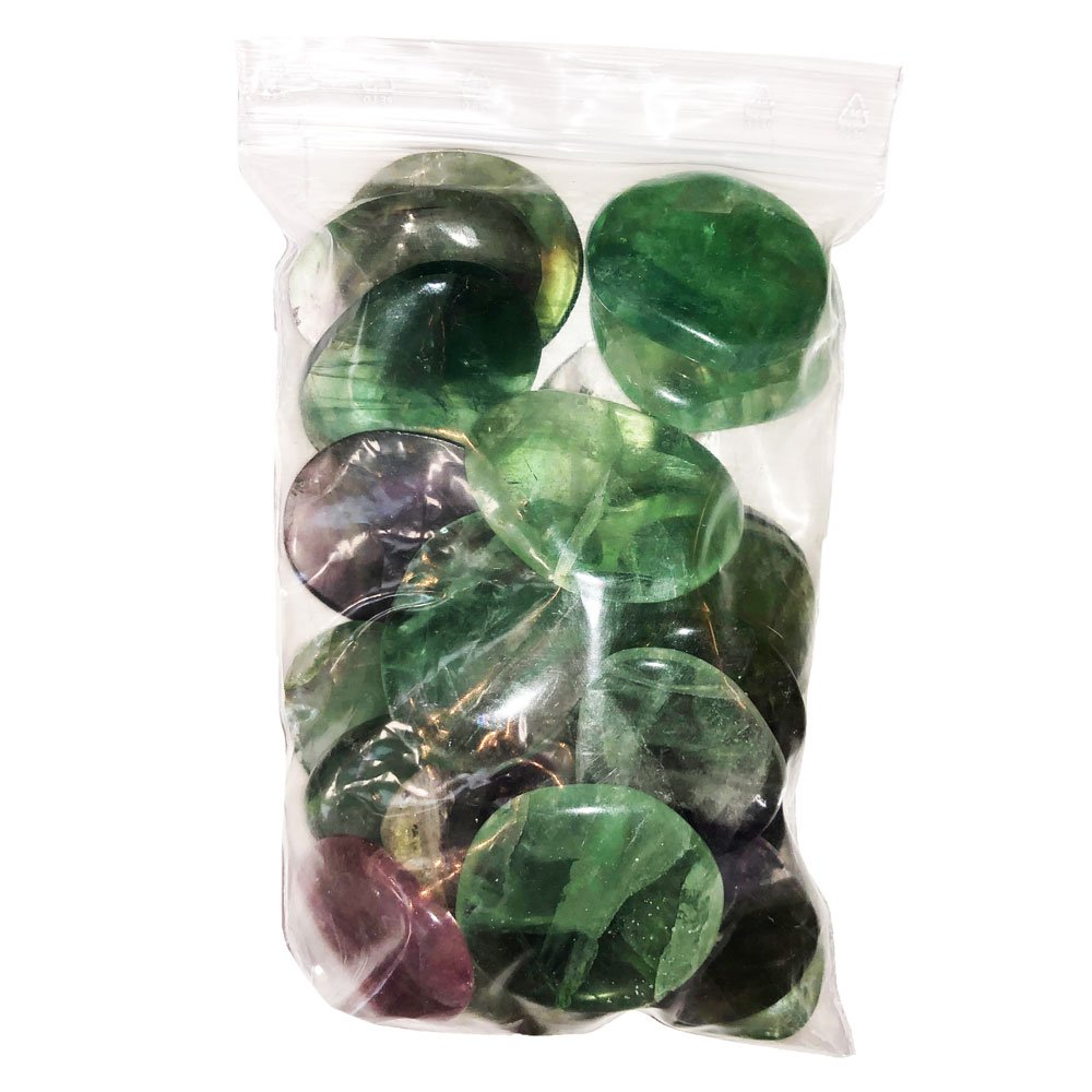 Galets Fluorite multicolore – 500grs