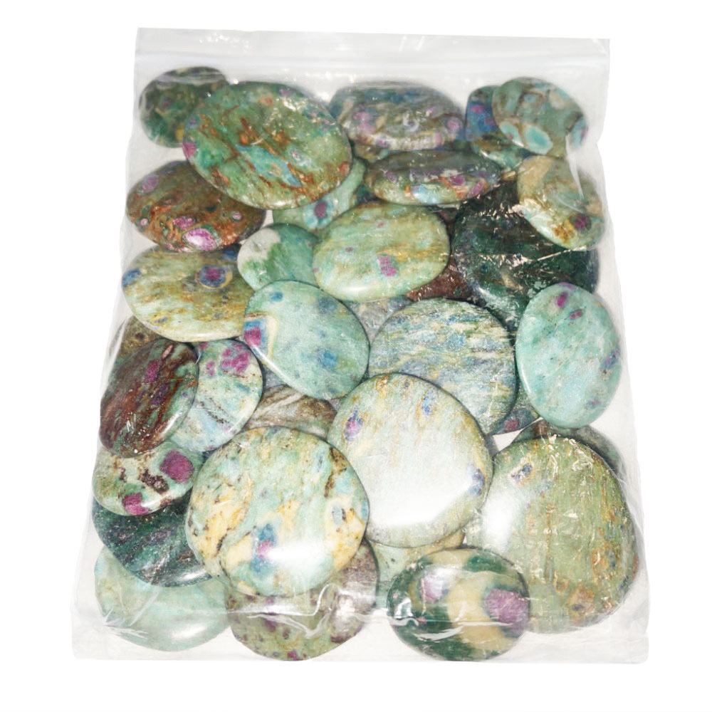 Galets Rubis sur fuschite – 1kg
