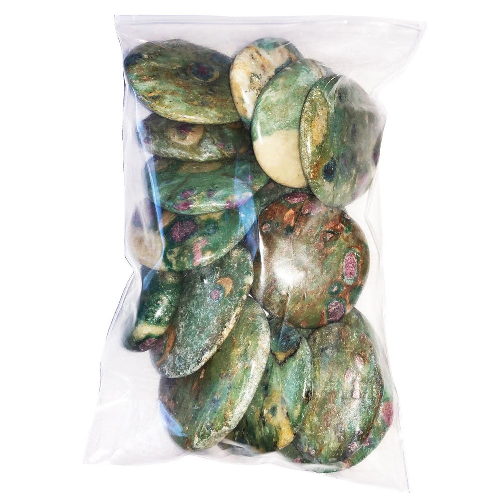 Galets Rubis sur fuschite – 500grs
