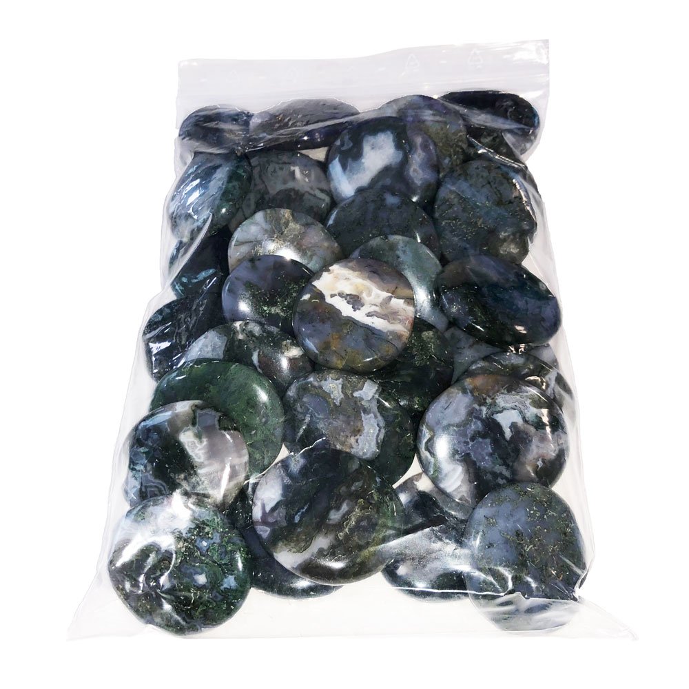 Pierres plates Agate Mousse – 1kg
