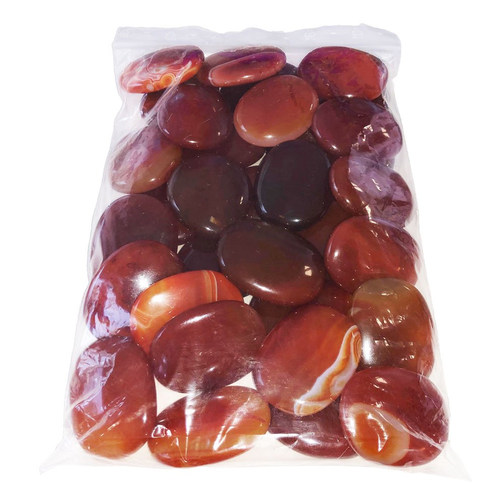 Pierres plates Cornaline – 1kg
