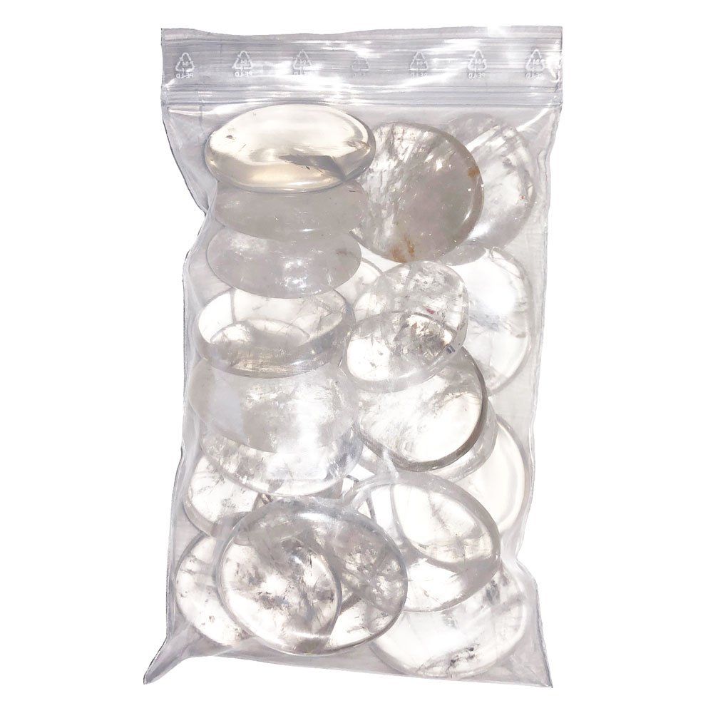 Pierres plates Cristal de Roche – 500grs