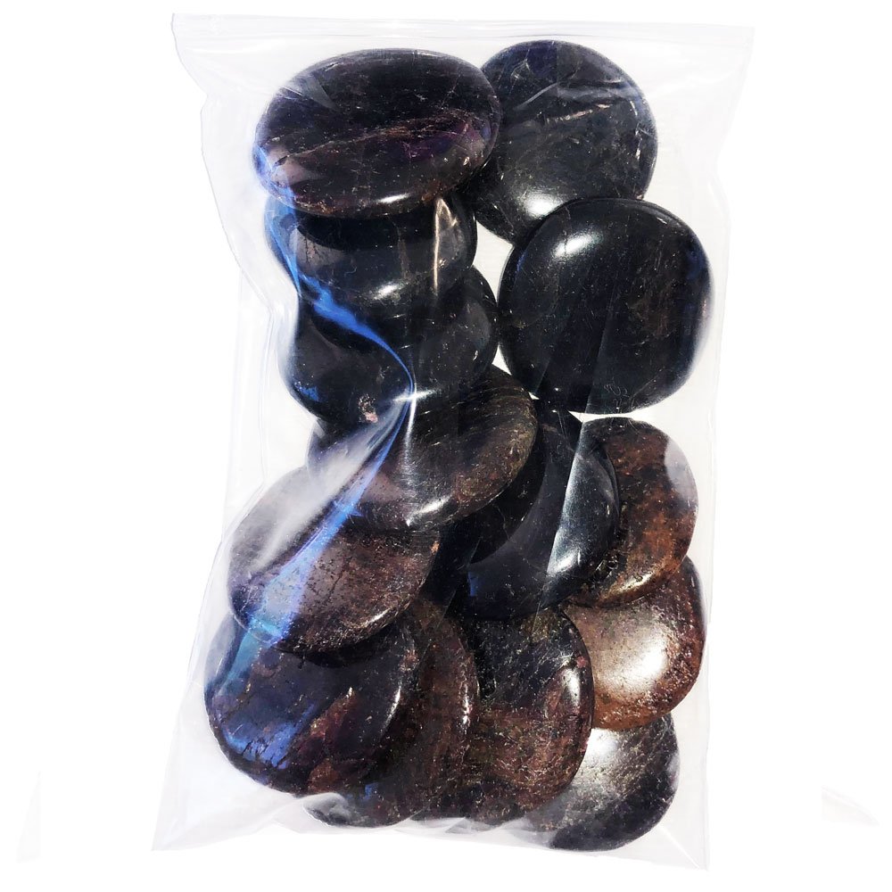 Pierres plates Grenat rouge – 500grs