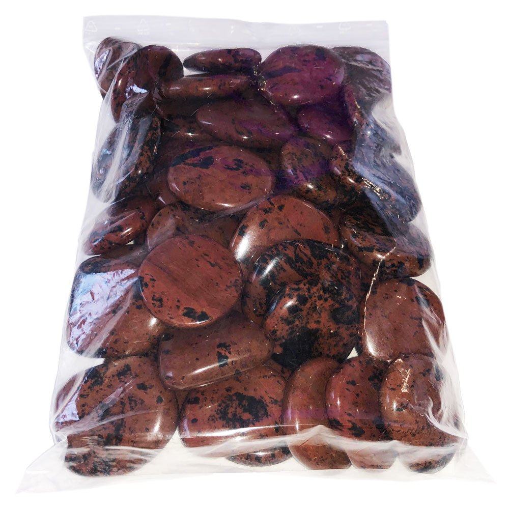 Pierres plates Obsidienne acajou – 1kg