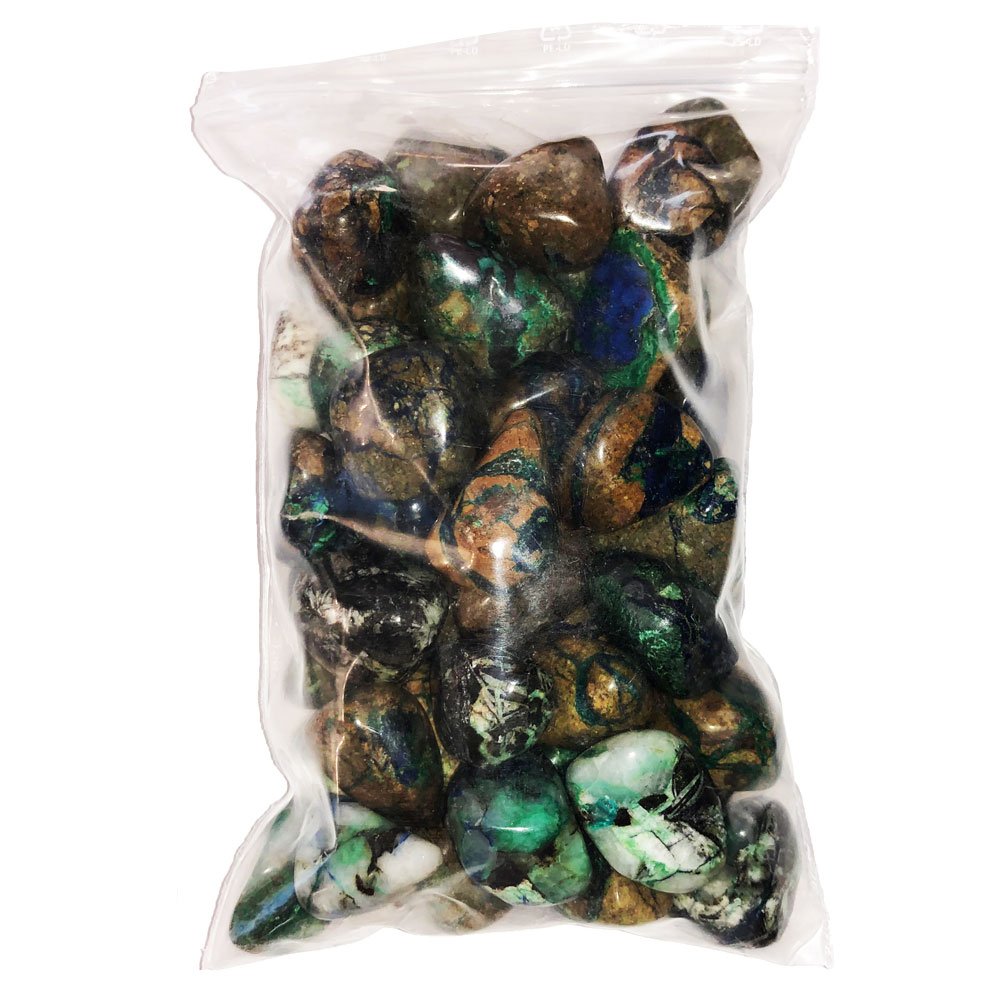 Pierres roulées Azurite-Malachite – 500grs