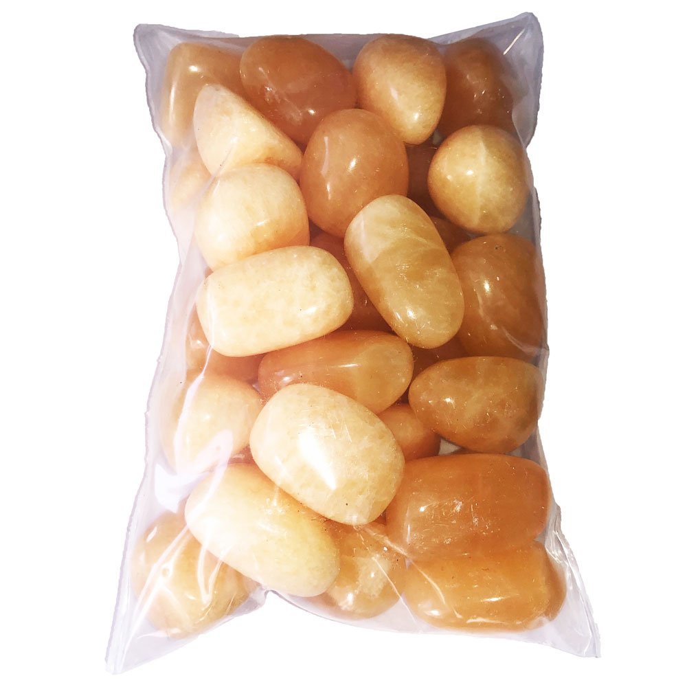 Pierres roulées Calcite orange – 500grs