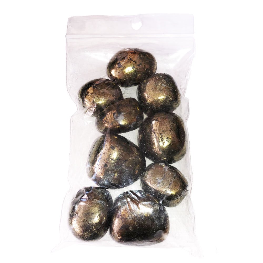 Pierres roulées Chalcopyrite – 250grs