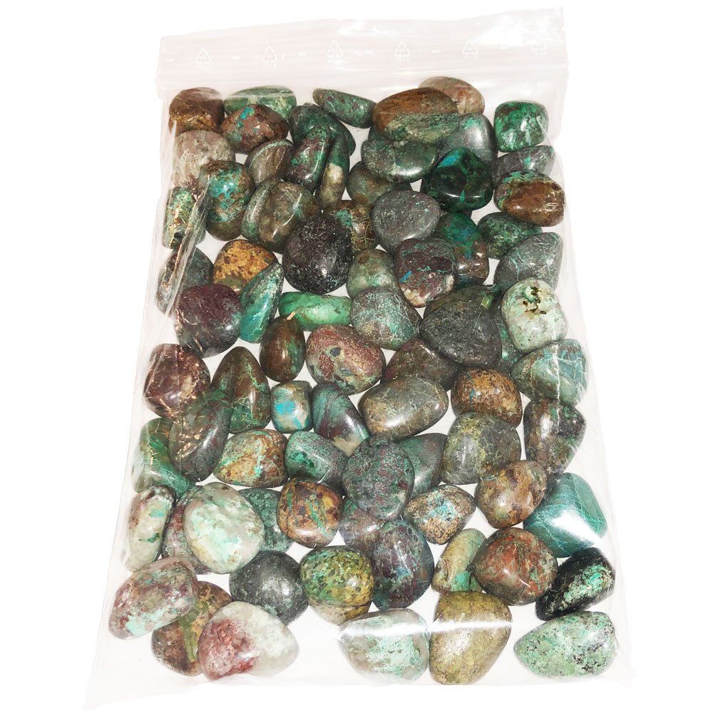 Pierres roulées Chrysocolle-Turquoise – 1Kg