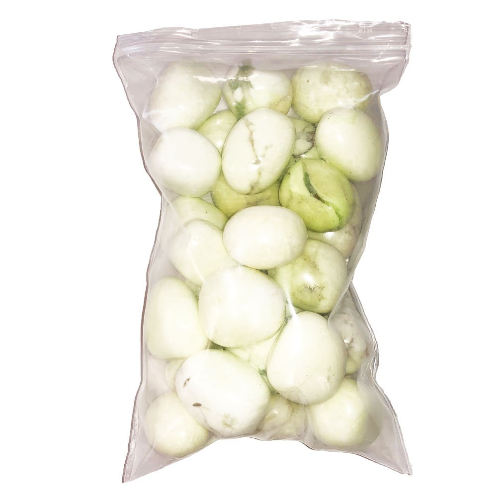 Pierres roulées Chrysoprase citron – 500grs