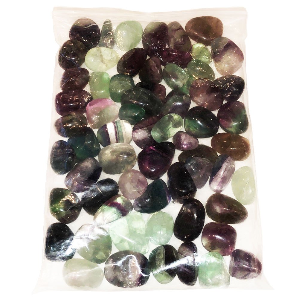 Pierres roulées Fluorite multicolore – 1Kg