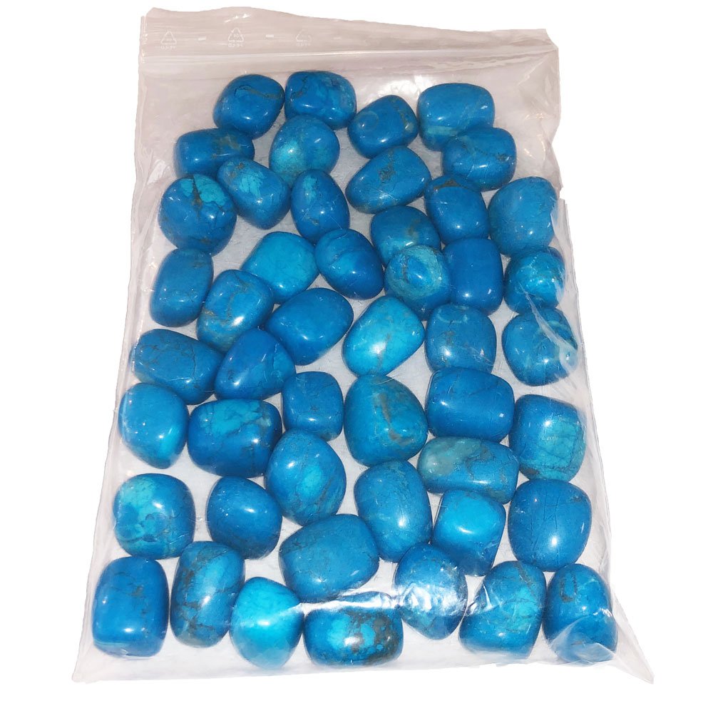 Pierres roulées Howlite Bleue – 1Kg