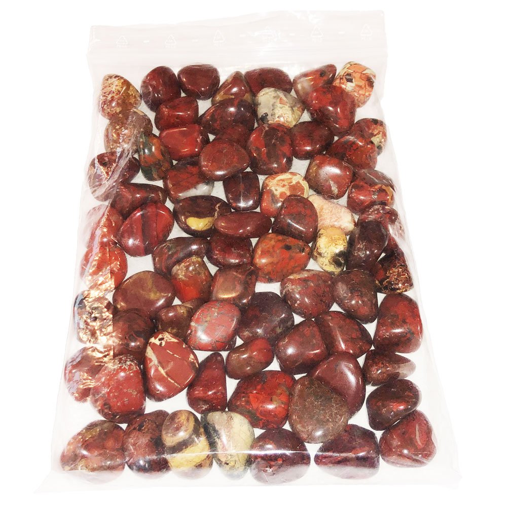 Pierres roulées Jaspe bréchique – 1Kg