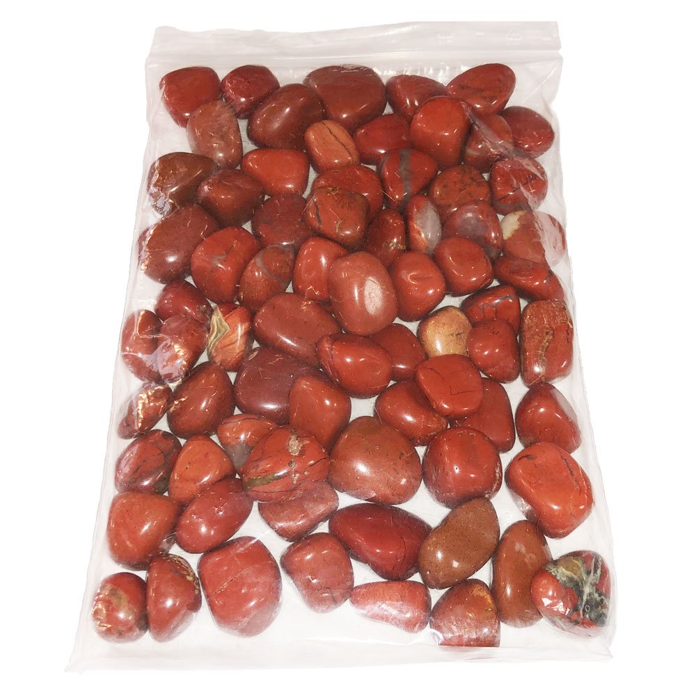 Pierres roulées Jaspe rouge – 1Kg