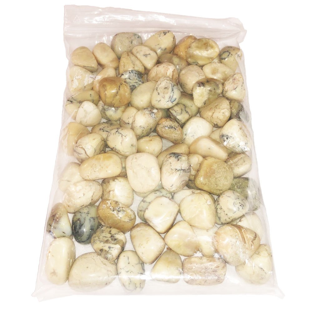Pierres roulées Opale blanche – 1Kg