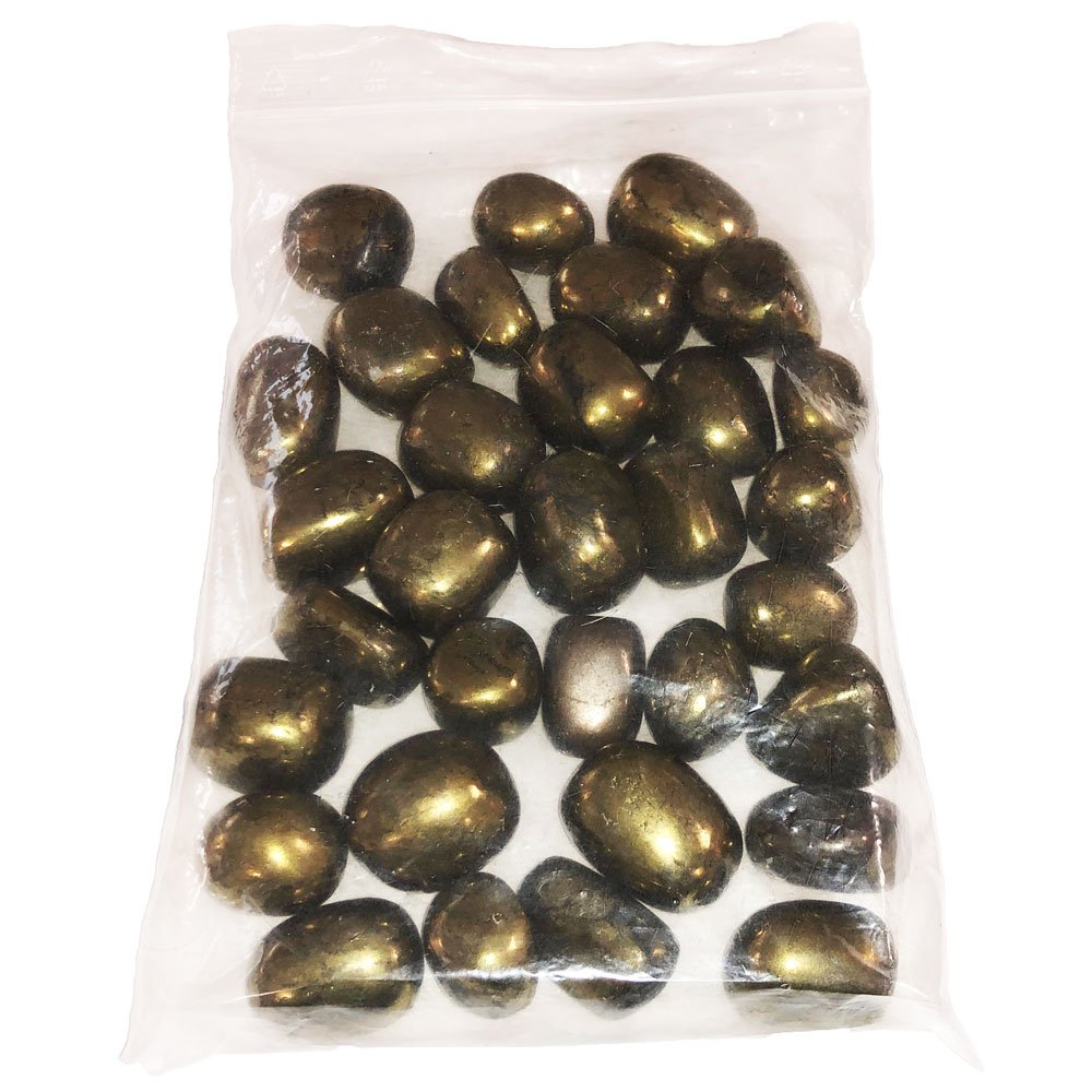 Pierres roulées Pyrite de fer – 1Kg