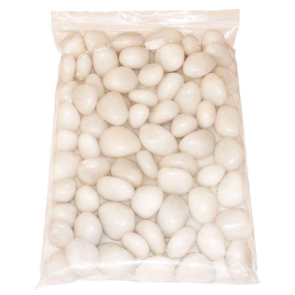 Pierres roulées Quartz neige – 1Kg