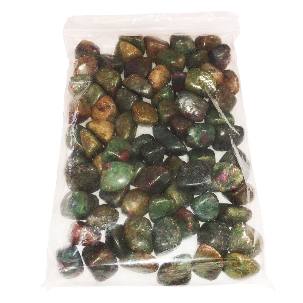 Pierres roulées Rubis sur fuschite – 1Kg