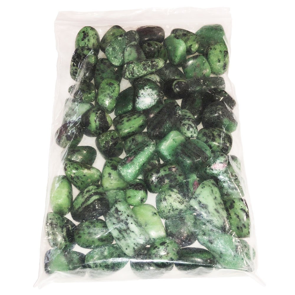 Pierres roulées Rubis sur zoïsite – 1Kg