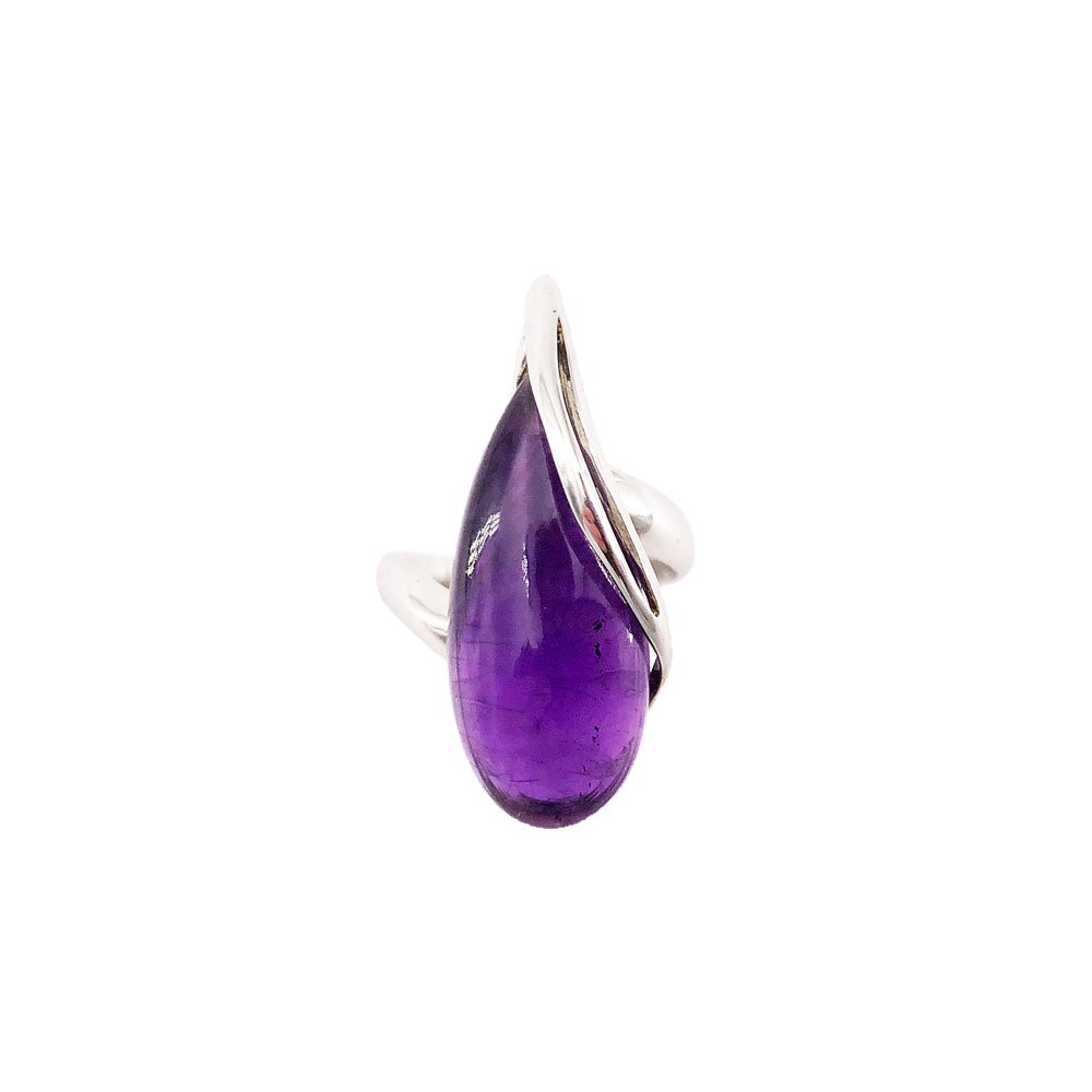 Bague Améthyste “Colombe” – Argent 925