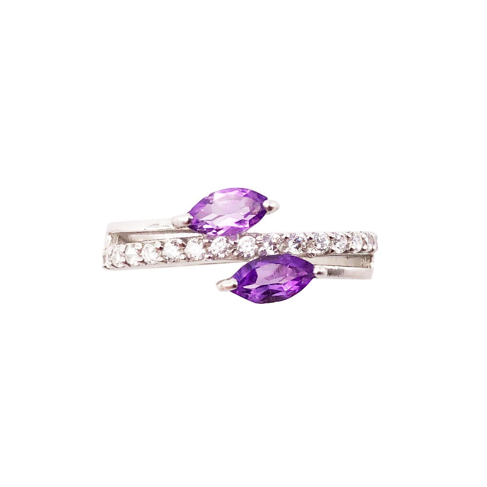 Bague Améthyste “Valentine” – Argent 925